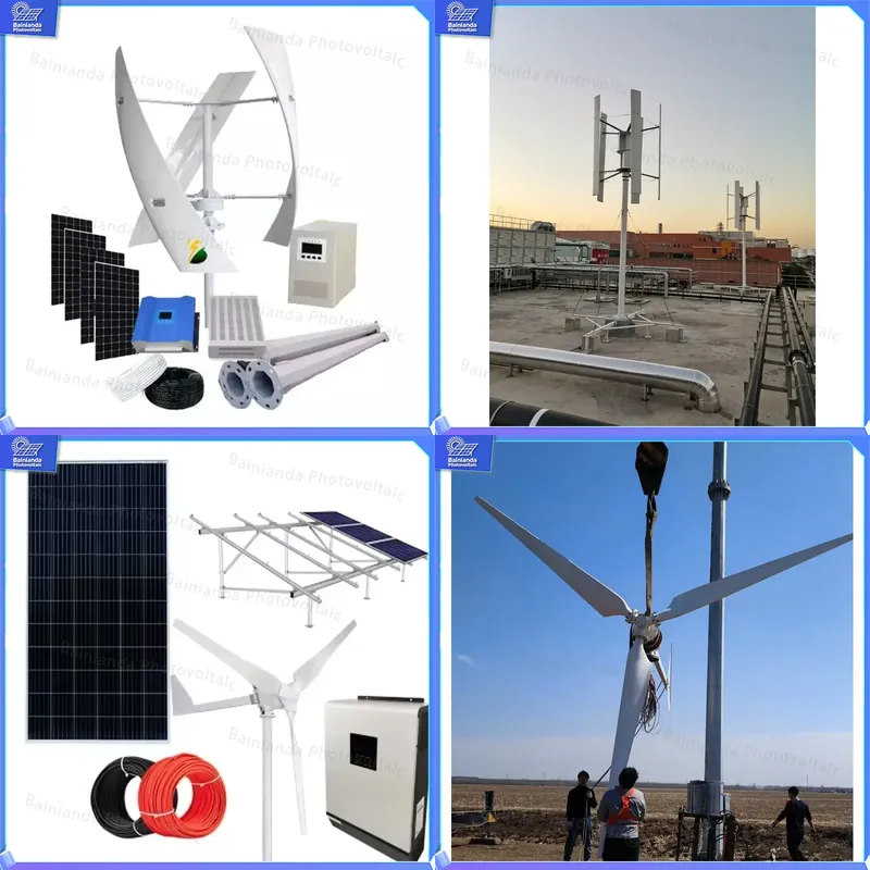 Renewable Energy Wind Solar - 3KW 5KW 10KW Hybride Wind-zonne-energiesysteem Kit