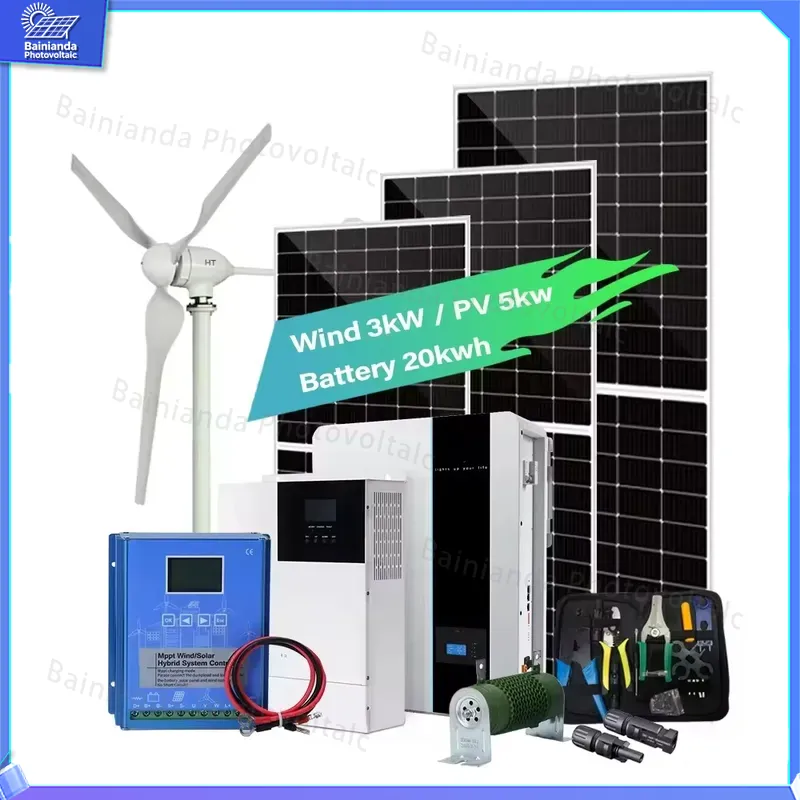 3KW Zonne-windturbinegenerator - Renewable Energy Wind Solar recensie en prijs