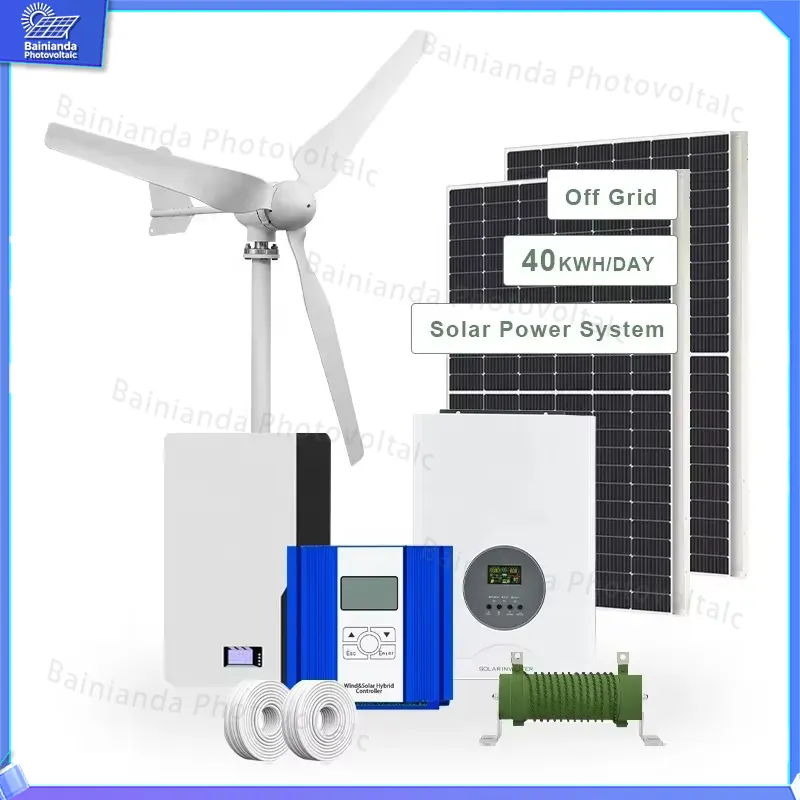 3KW Zonne-windturbinegenerator - Renewable Energy Wind Solar recensie en prijs