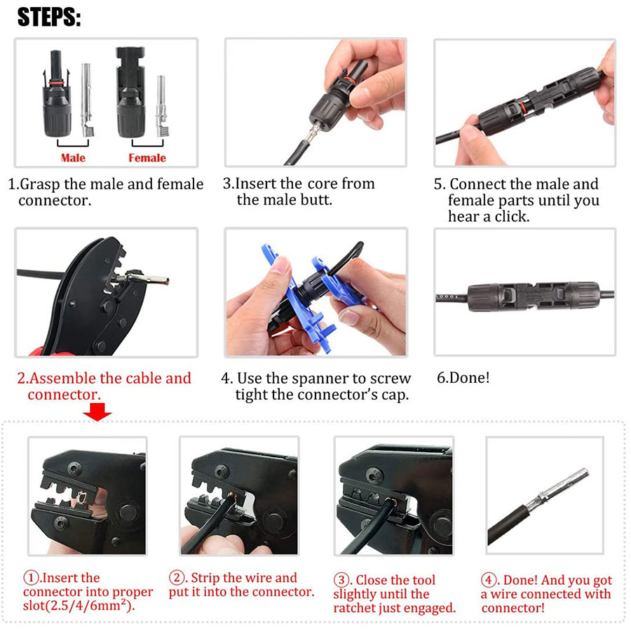 Solar Krimpgereedschap Voor 2. - Mc4 Crimping Tool recensie en prijs