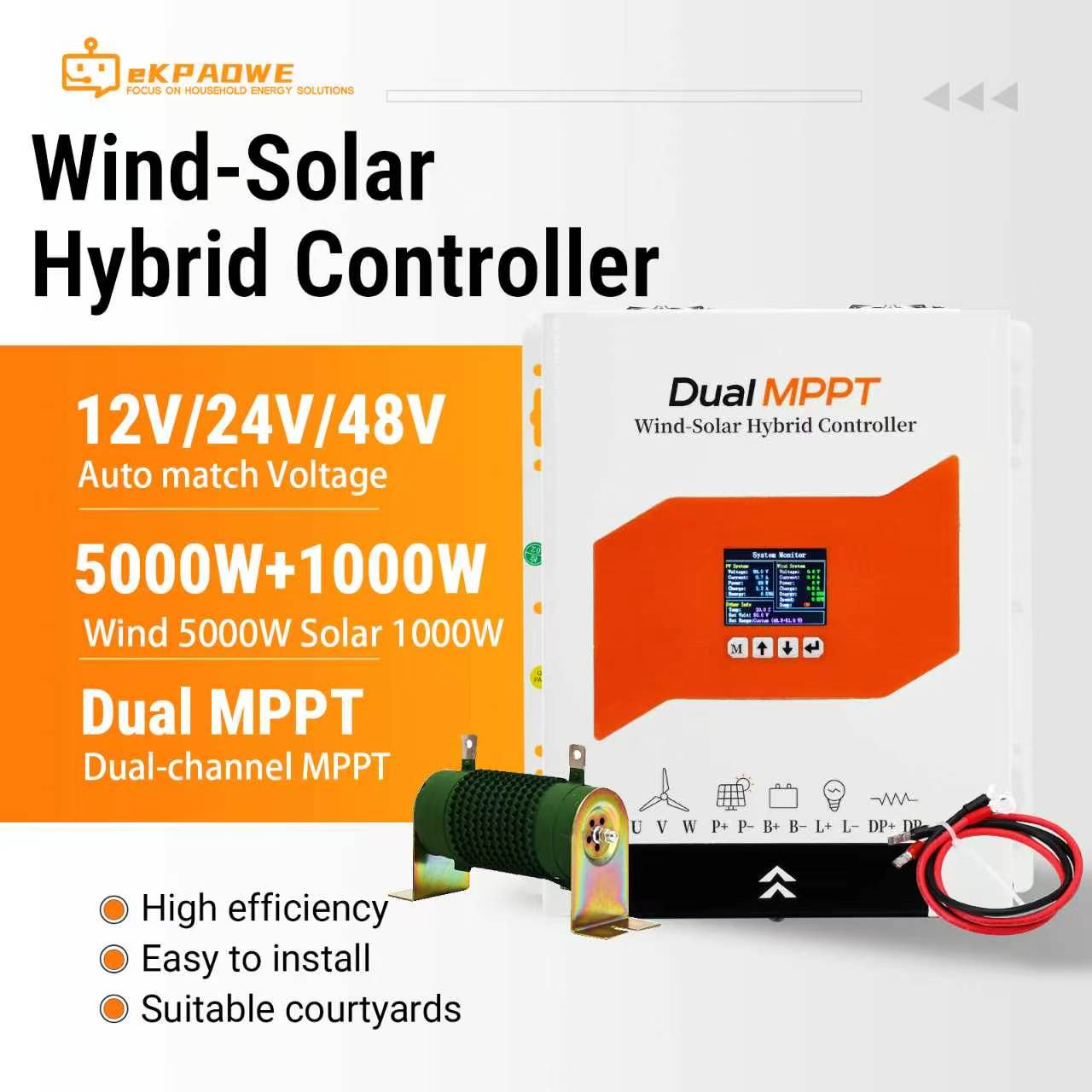 Wind-zonne-hybride laadregelaa - Renewable Energy Wind Solar recensie en prijs
