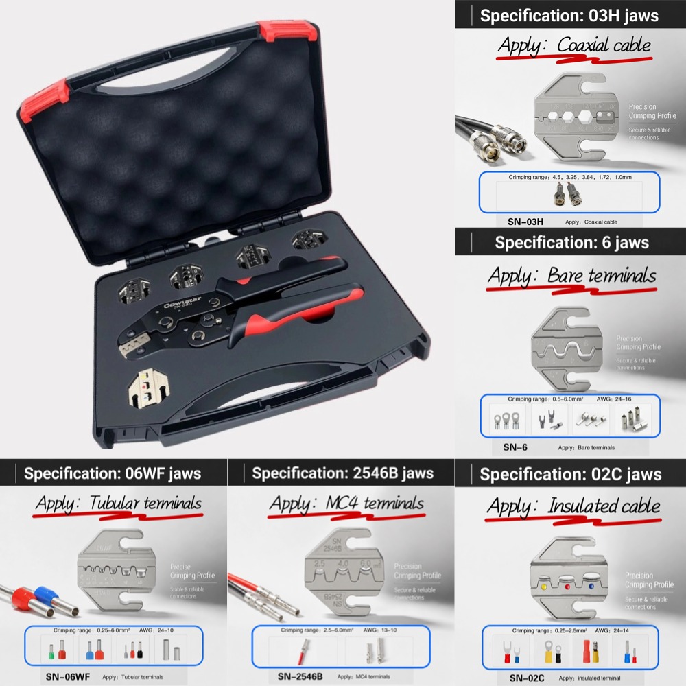58B Multifunctionele Crimptang - Mc4 Crimping Tool recensie en prijs