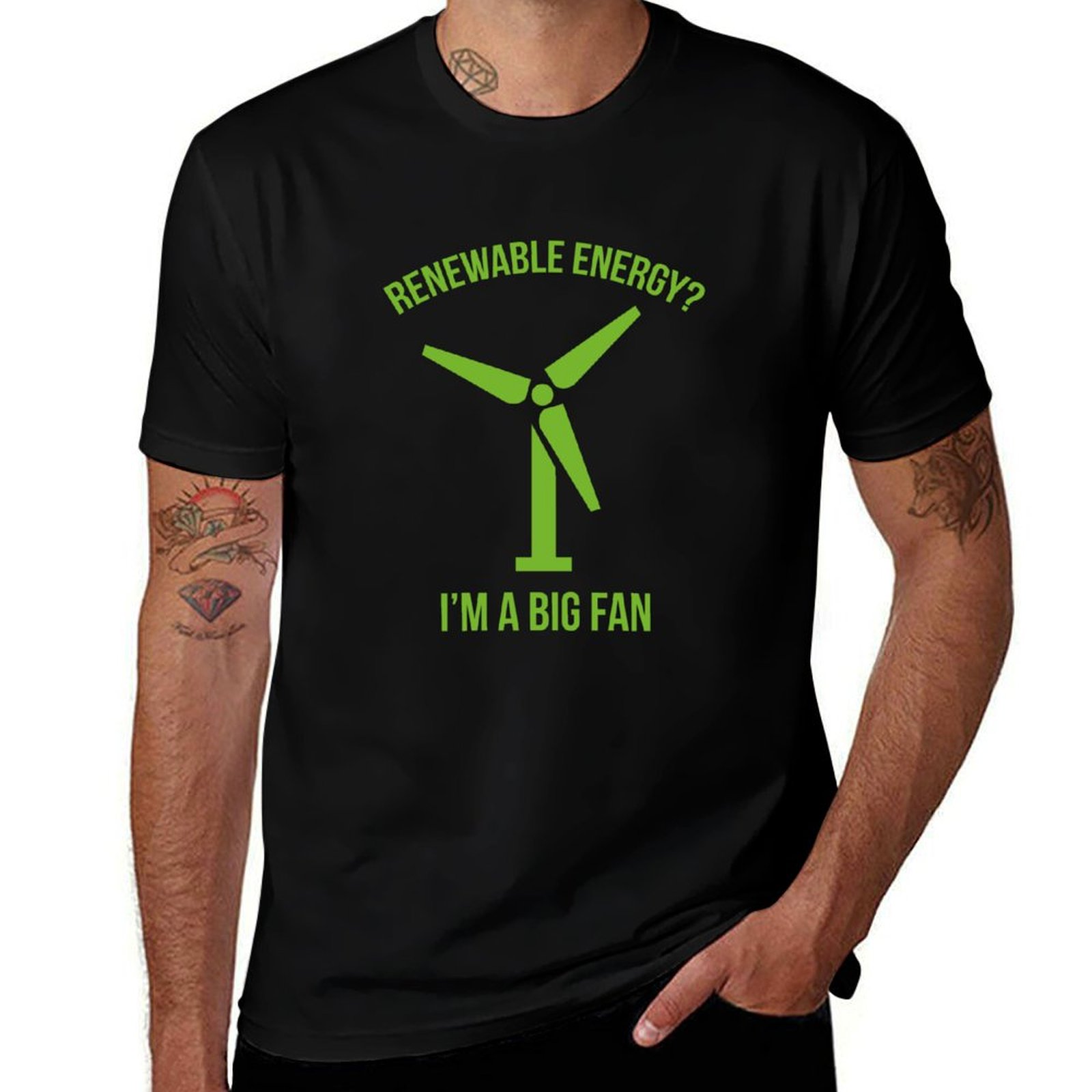 T-shirt voor duurzame energie  - Renewable Energy In China recensie en prijs