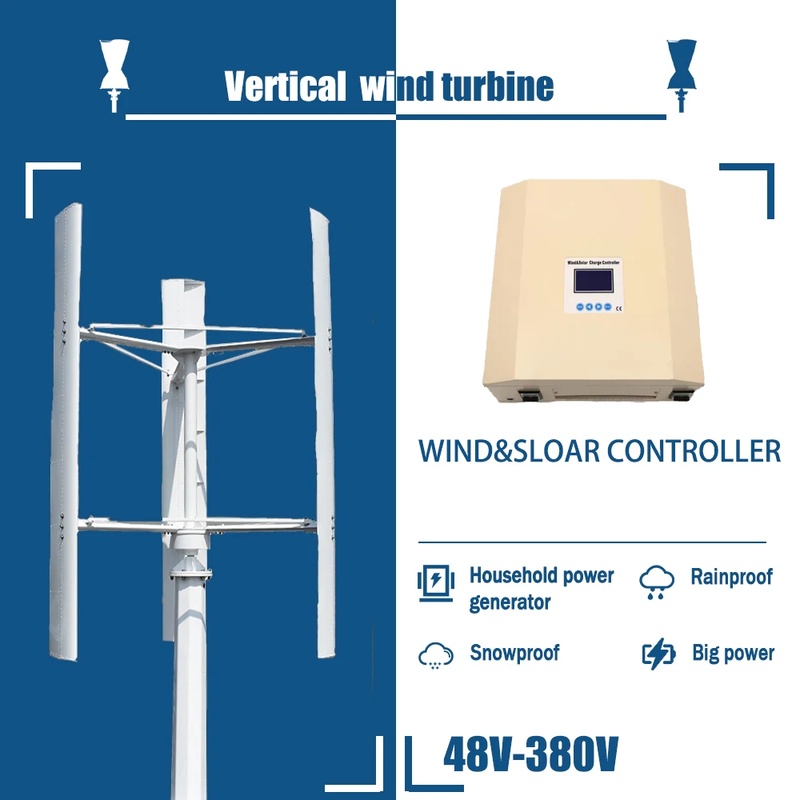 Windturbine 10KW 15KW 12V-380V - Renewable Energy Wind Solar recensie en prijs